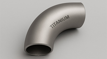 Отвод титановый